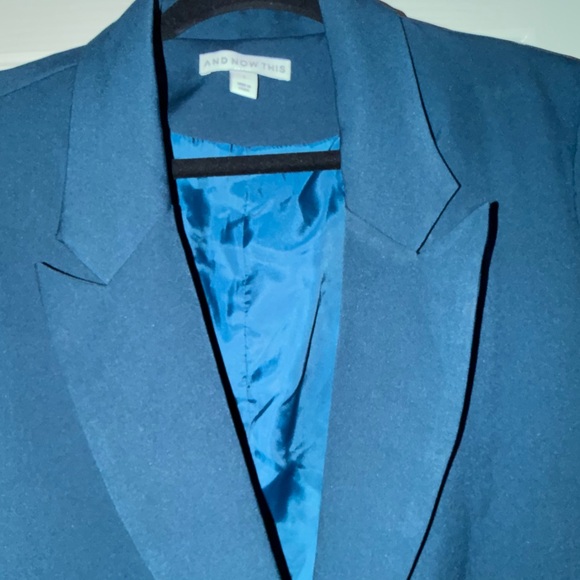 And Now This Women's Teal Blazer - Picture 3 of 8